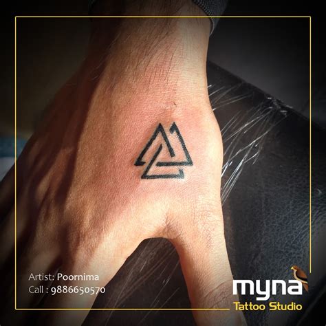 two triangle tattoo